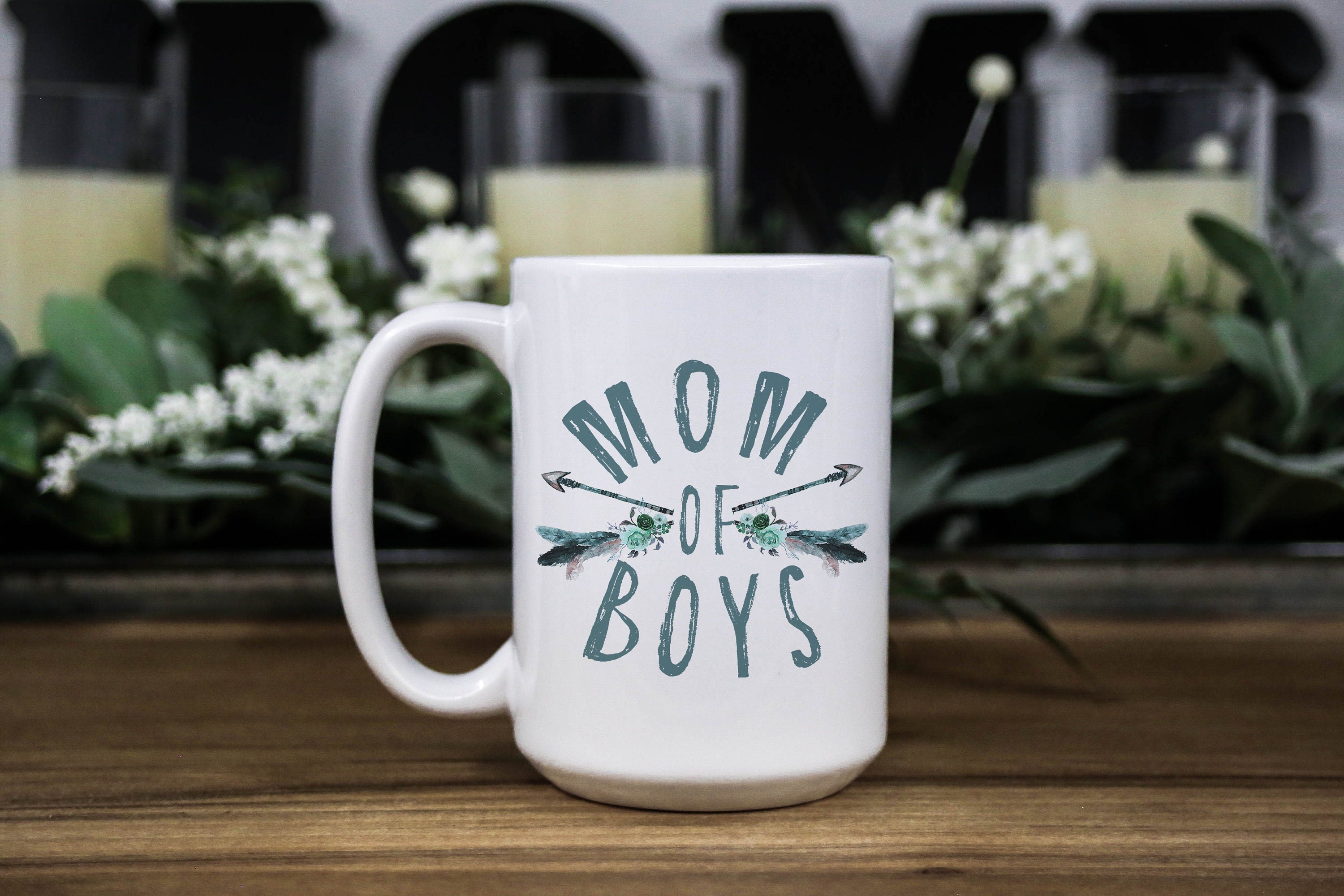 Boy Mom Mug - Mom life Mug - Mom of Boys Mug - Mothers day gift mug - Blue mom Mug - Mom Coffee Mug - Mama Mug - Birthday mom coffee mug