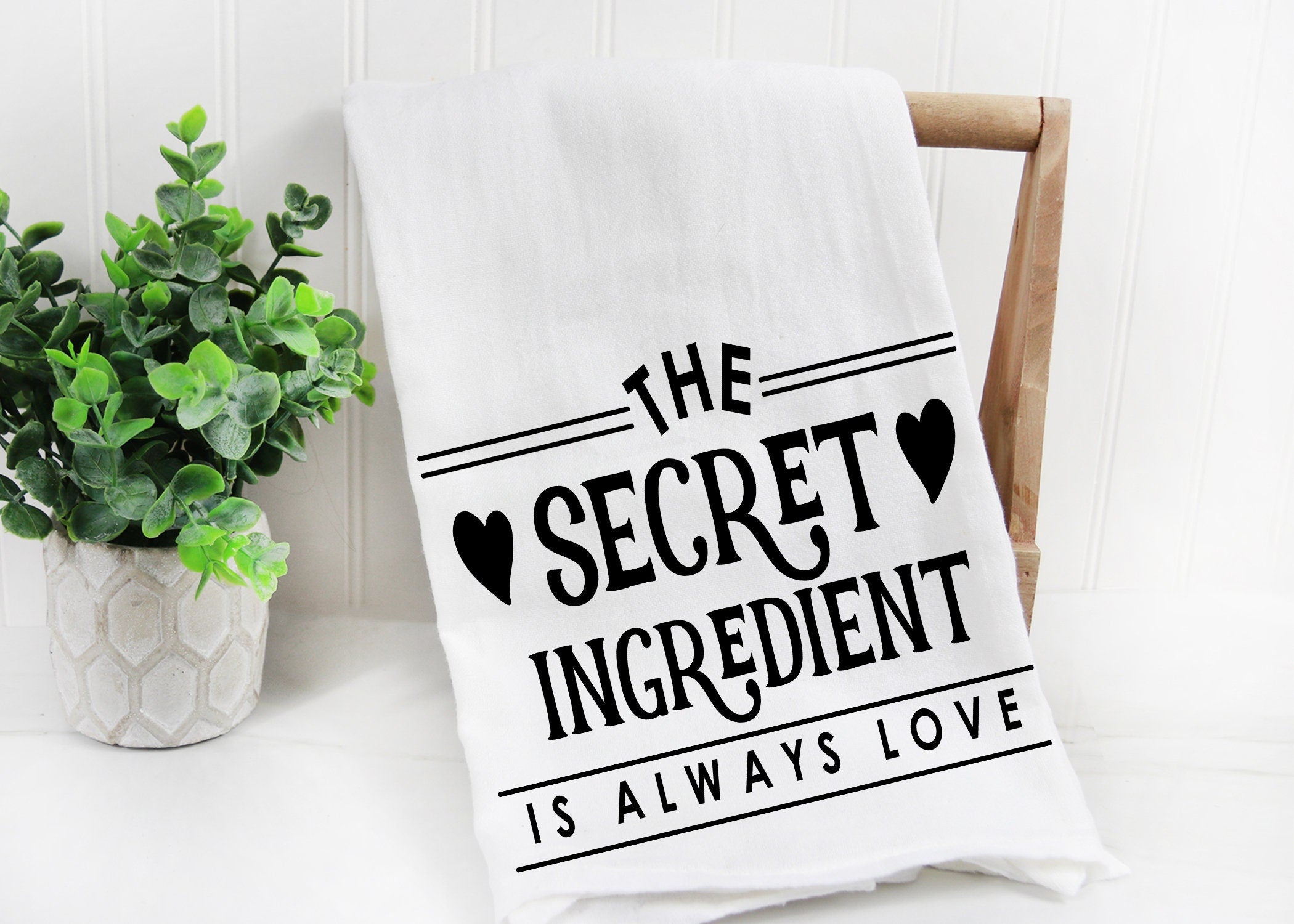 The Secret Ingredient Kitchen Towel, Bachelorette Party Kitchen Towel, Dish Towels, Hanging Kitchen Towels, Hand Towel