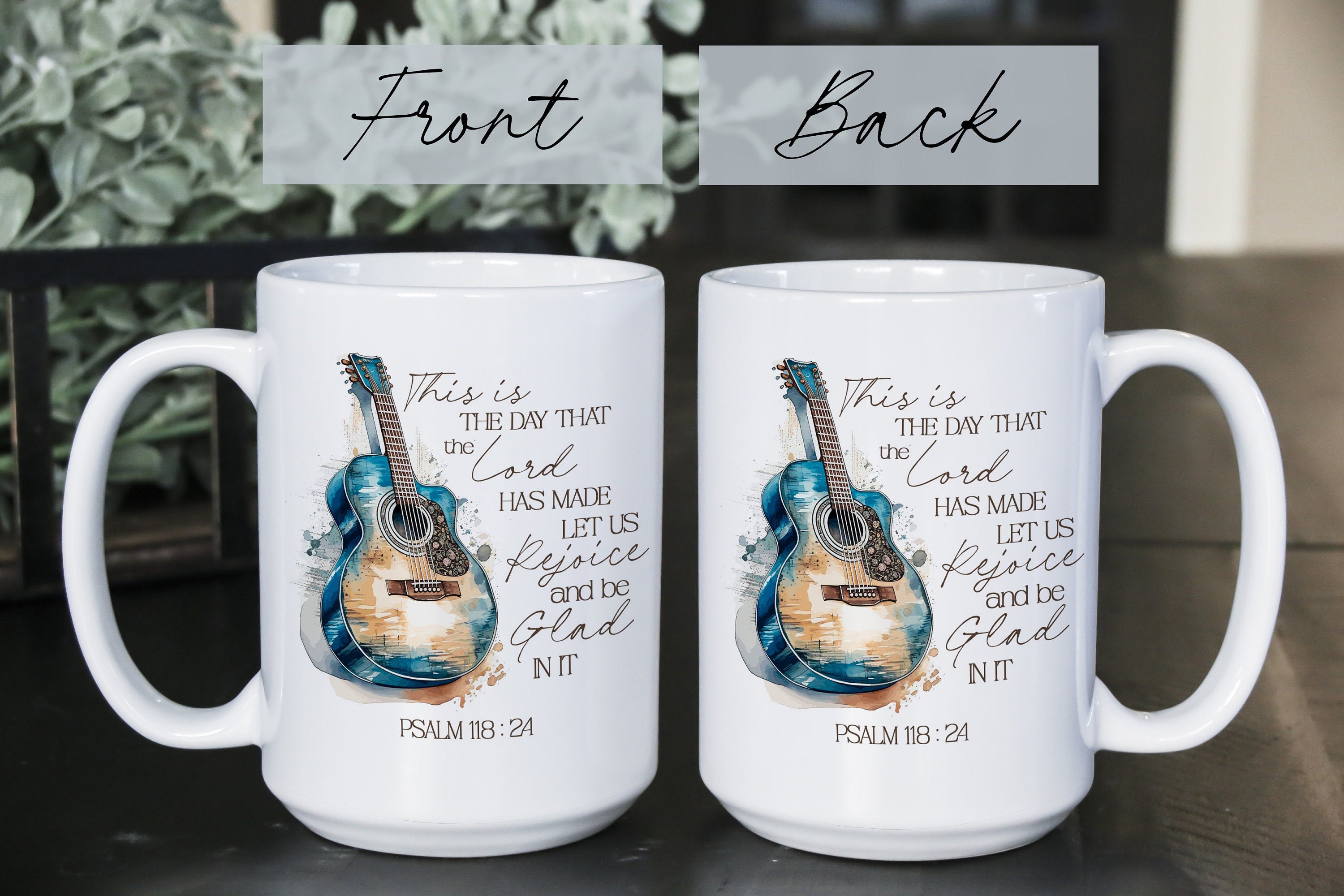 This is the day the Lord Mug, Christian Coffee Mug, Christian gift mug, Bible Quote Cup, Religious Gift, Bible quote Gift mug, Psalm 118:24