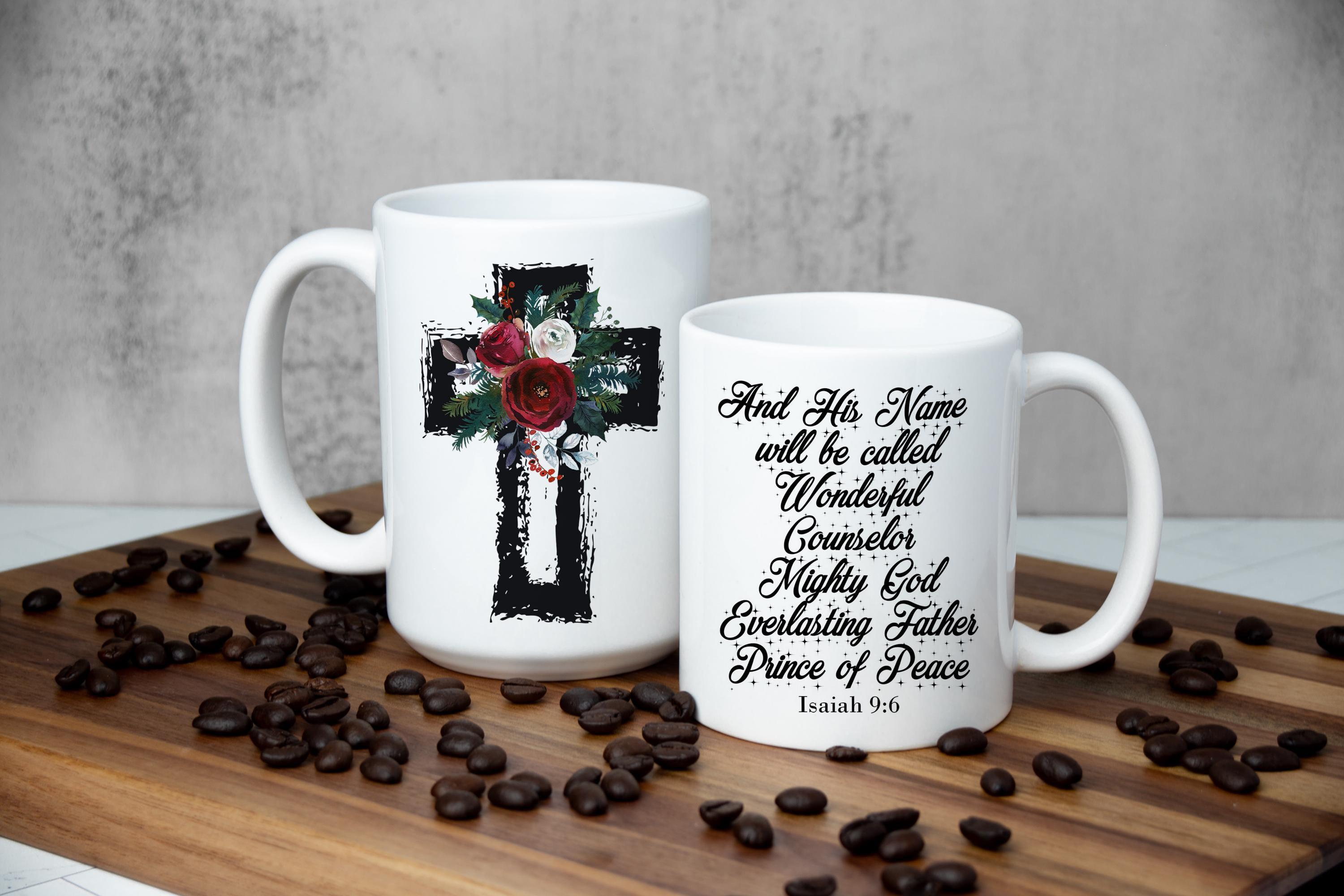 Christmas Scripture Coffee Mug: Religious Gift with Giftbox