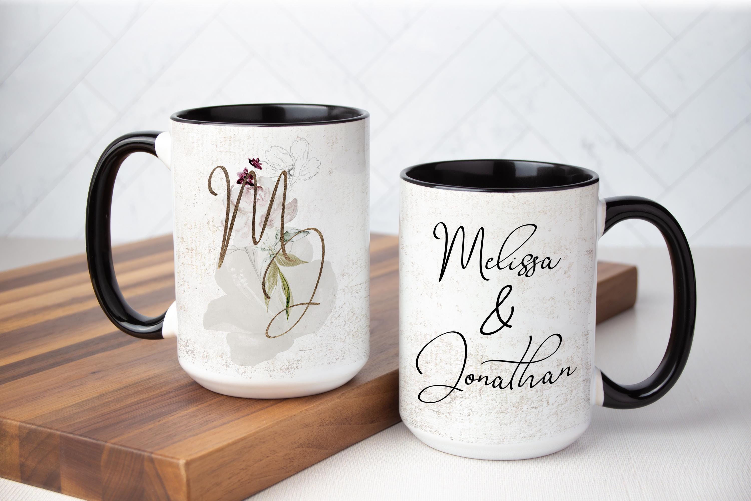 Personalized Wedding Coffee Mug: Custom Couple Gift