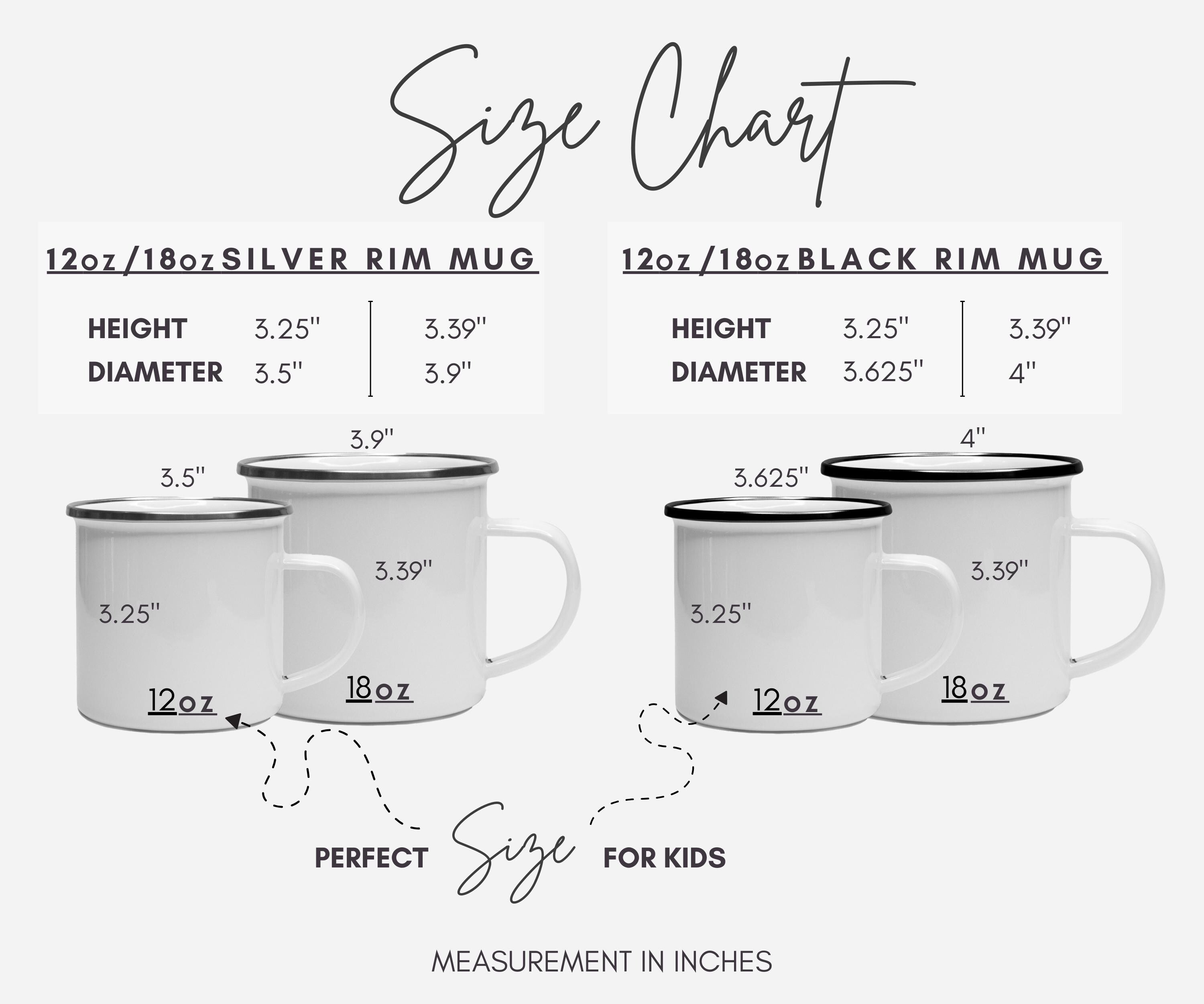 12oz/18oz Sexy Glamping Camp mug for women, Caravan Enamel Mug, Large Travel mug, Party favor gift idea, Coffee Gift Mug for Outdoor Friend