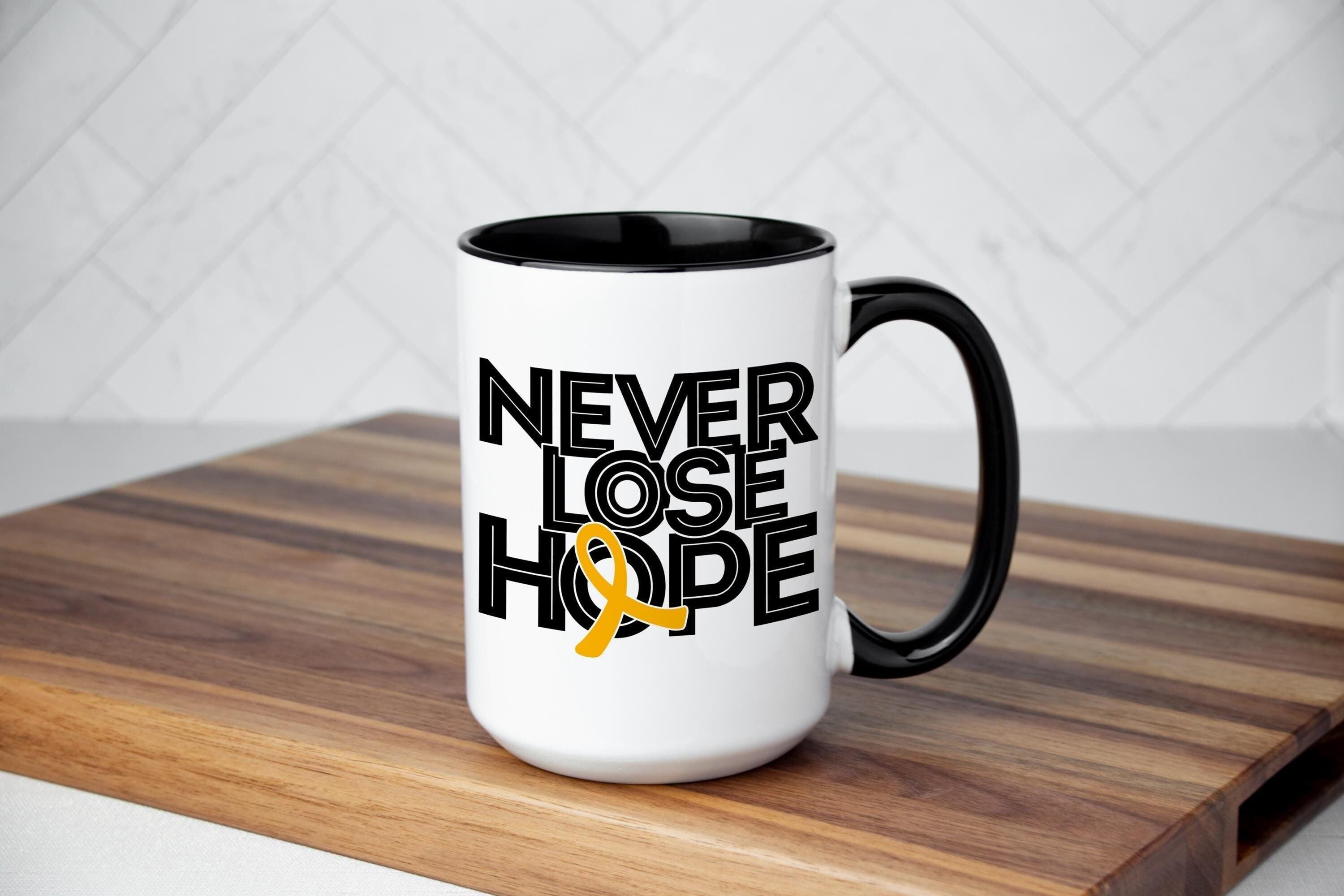 Spina Bifida Awareness Coffee Mug: Never Lose Hope, Special Needs Gift