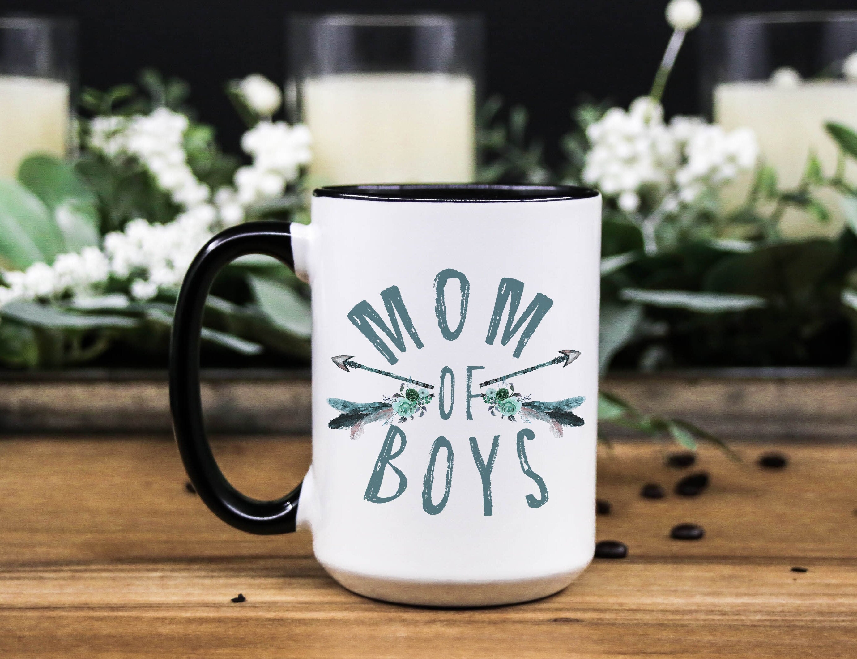 Boy Mom Mug - Mom life Mug - Mom of Boys Mug - Mothers day gift mug - Blue mom Mug  - Mom Coffee Mug - Mama Mug - Birthday mom coffee mug