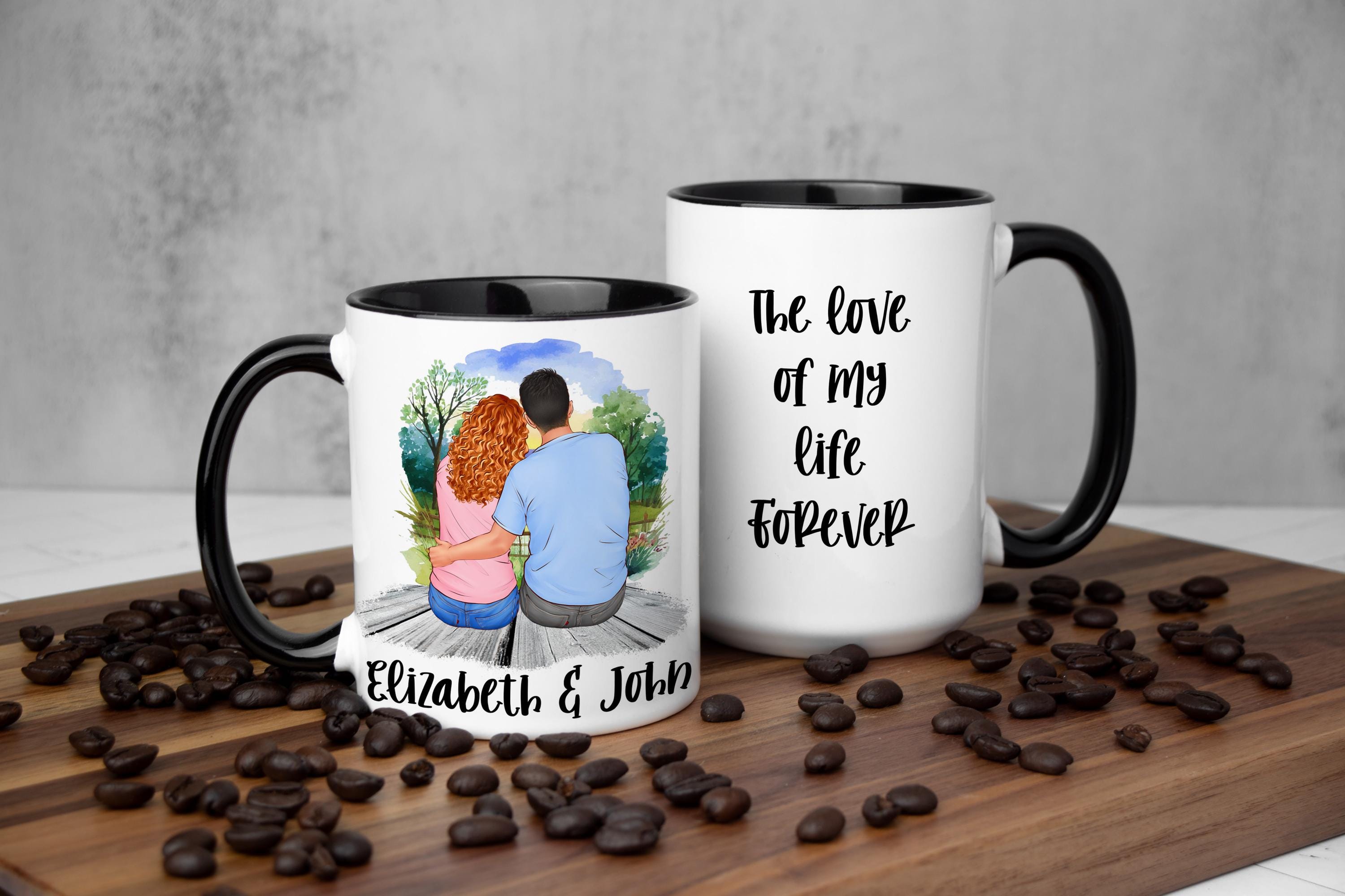 Custom Relationship Mug: Personalized Couple Gift, Multiple Sizes & Colors Available (Gift Box Included)